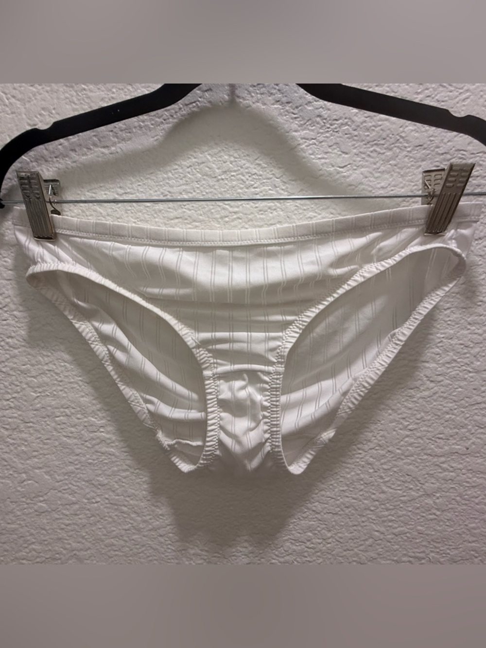 EUC - White silky Bikini Bottoms